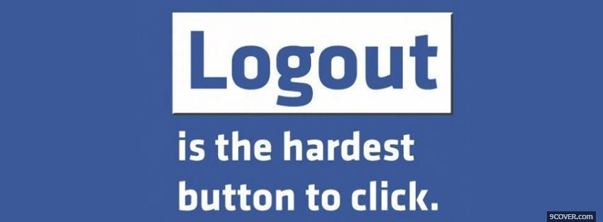 Photo hardest button quotes Facebook Cover for Free