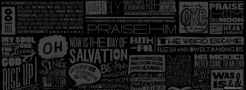 Photo religions praise salvation faith Facebook Cover for Free