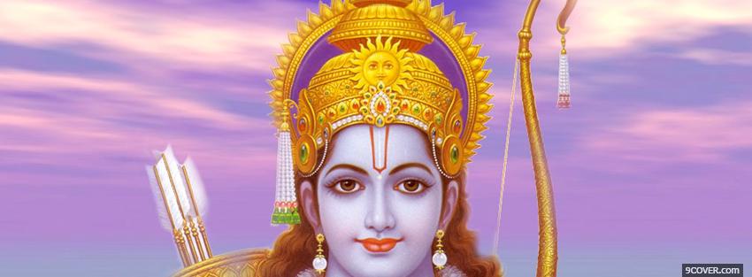 Photo lord rama hinduism religions Facebook Cover for Free