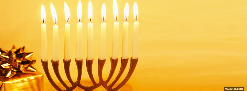 Photo hanukkah religions Facebook Cover for Free