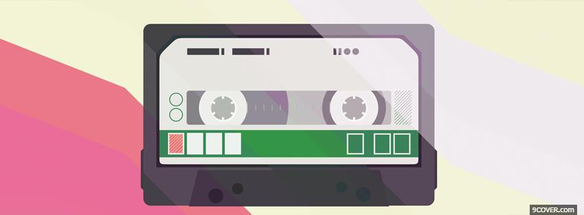 Photo tape simple Facebook Cover for Free