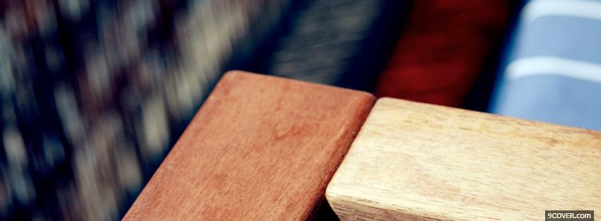 Photo wooden blocks simple Facebook Cover for Free
