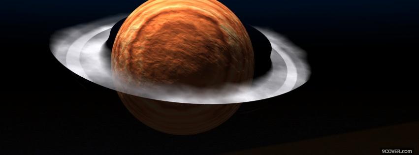 Photo jupiter planet space Facebook Cover for Free
