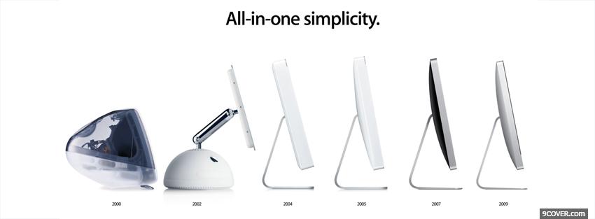 Photo imac evolution technology Facebook Cover for Free
