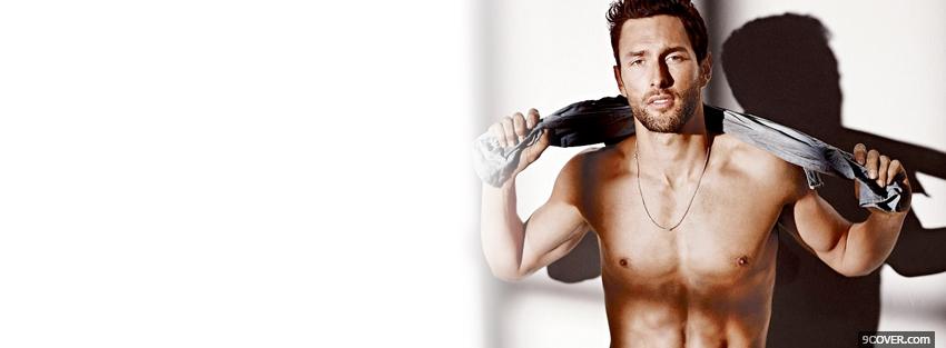 Photo perfect body sexy men Facebook Cover for Free