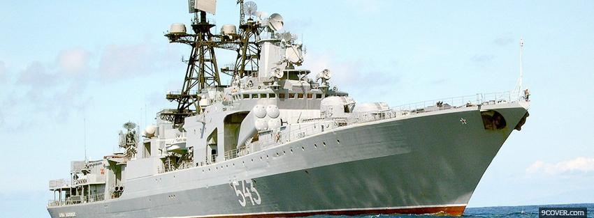 Photo russian vice admiral kulakov Facebook Cover for Free