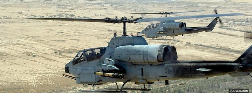 Photo cobra helicopter war Facebook Cover for Free