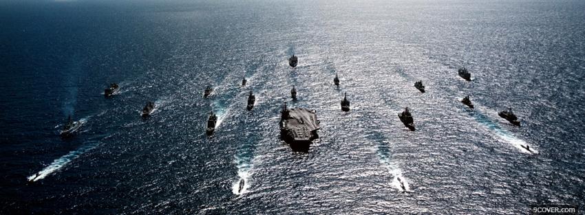 Photo us navy military war Facebook Cover for Free