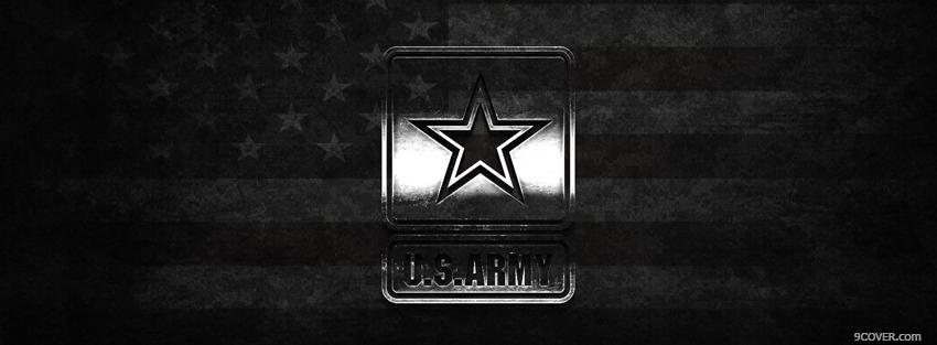 Photo us army star military war Facebook Cover for Free