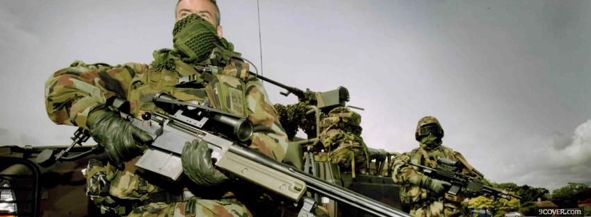 Photo irish army rangers war Facebook Cover for Free