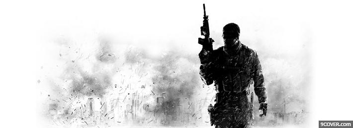 Photo Call Of Duty Facebook Cover for Free