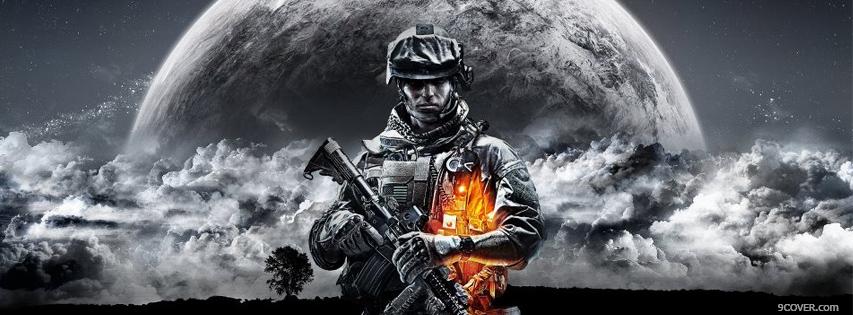 Photo Battlefield 3 Facebook Cover for Free