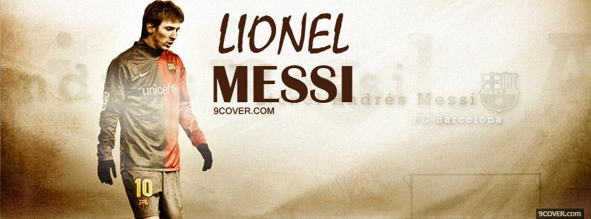 Photo Messi Barcelone Fb Facebook Cover for Free