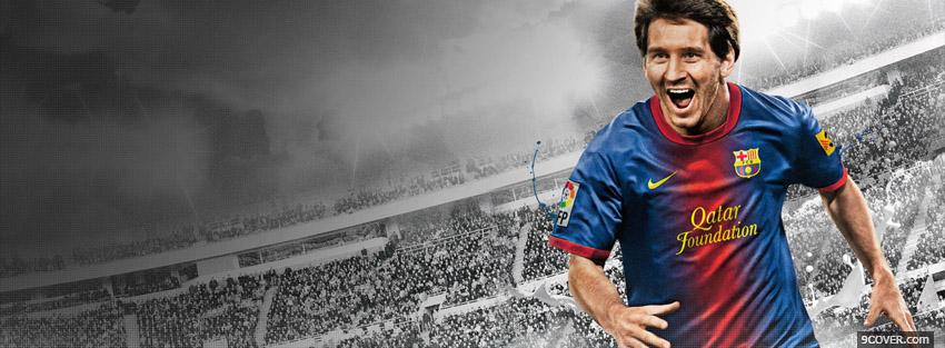 Photo Messi Fifa 2013  Facebook Cover for Free