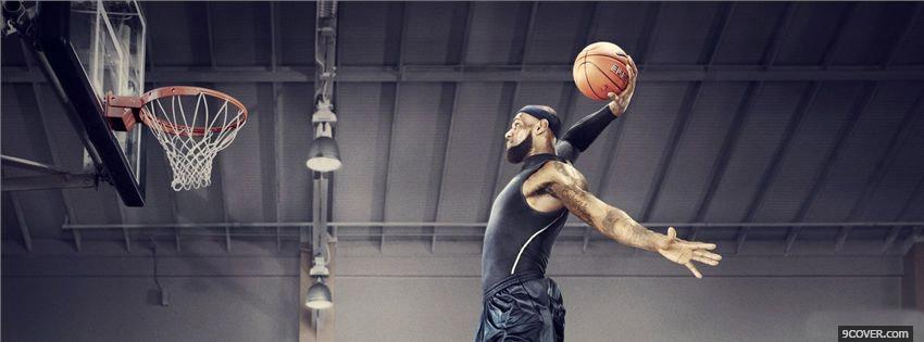 Photo Lebron James  Facebook Cover for Free
