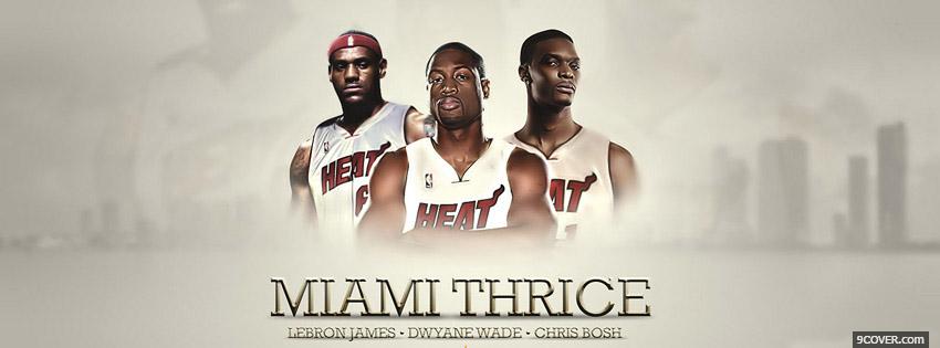 Photo Miami Heat Facebook Cover for Free