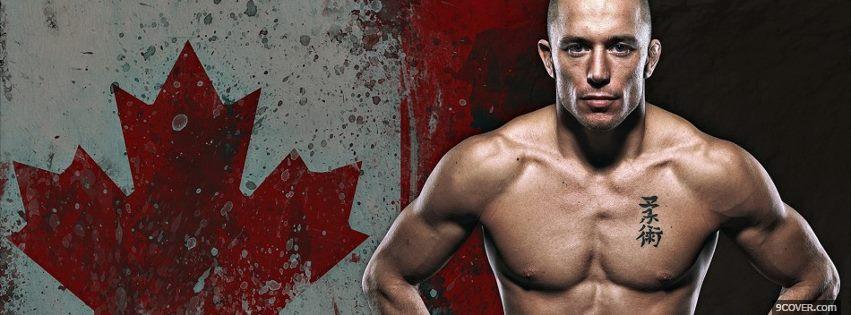 Photo GSP George St-Pierre Facebook Cover for Free