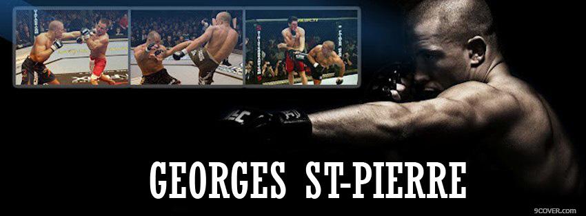 Photo Georges St-Pierre Facebook Cover for Free