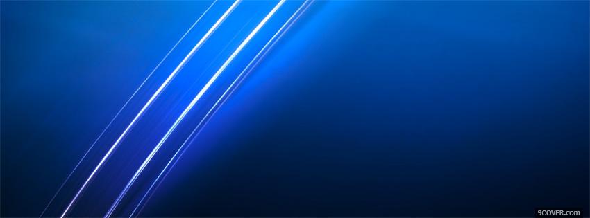 Photo blue abstract xmen Facebook Cover for Free