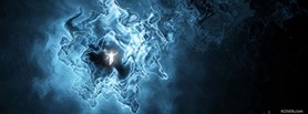 dark blue pattern abstract facebook cover