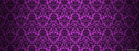 energetic purple pattern facebook cover