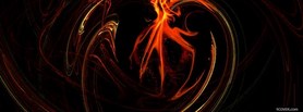 fiery abstract facebook cover
