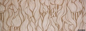 absract brown floral lines facebook cover