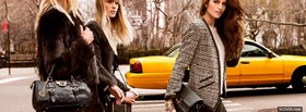 women wearing dkny fall collection facebook cover