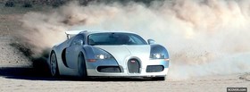 bugatti veyron in the sand facebook cover