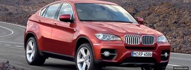 bmw x4 red car facebook cover