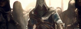 video games assassins creed warrior facebook cover