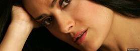 salma hayek with rose facebook cover