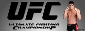 fighter red ufc facebook cover