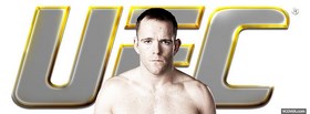 yellow ufc logo and fighter facebook cover