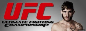mma fighter red ufc facebook cover