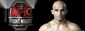 mma fighter and abstract facebook cover