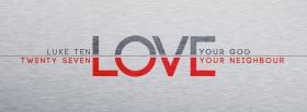 love is all you need facebook cover