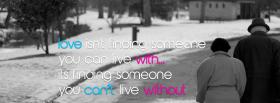 someone you cant live without facebook cover