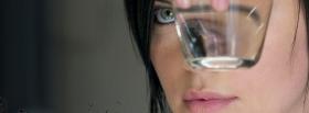 movie aeon flux face of charlize theron facebook cover