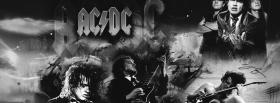 acdc black and white facebook cover