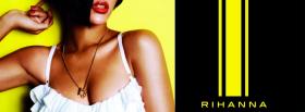 rihanna red lips facebook cover