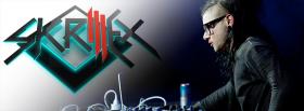 skrillex playing music facebook cover