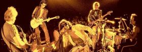 aerosmith on stage singing music facebook cover