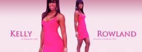 pink kelly rowland music facebook cover