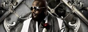rick ross with silver backround facebook cover