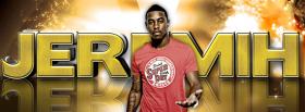 jeremih with fiery sign facebook cover