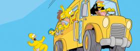 tv shows simpsons on the bus facebook cover