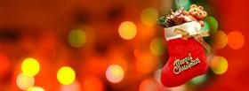 merry christmas with santa claus facebook cover