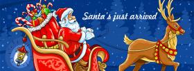 Santa claus Christmas facebook cover