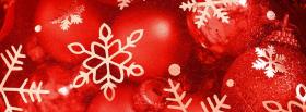 Christmas Red Color facebook cover